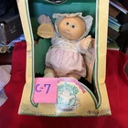 vintage 1985 CABBAGE PATCH KIDS GIRL DOLL PINK Tamara Laura roses blonde bonnet