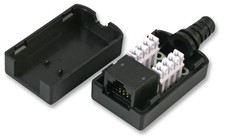 TUK - Cat6 Inline RJ45 Socket, Black
