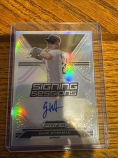 2021 Panini Prizm Draft Picks Signing Sessions Gage Workman #SS-GW (AU, RC)
