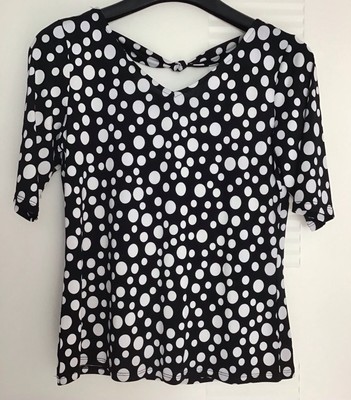 Liberty Woman Shirt schwarz-weiß Gr. S Top Zustand