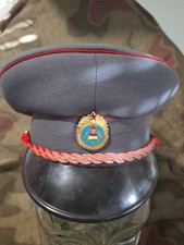 Alte Schirmm&uuml;tze M&uuml;tzenkokarde Feuerwehr Ungarn Abzeichen