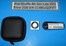 Apple iPod Shuffle 4th Gen Late 2012 Silver 2GB CC4M3JQ2F4T1 Seller Guarantee