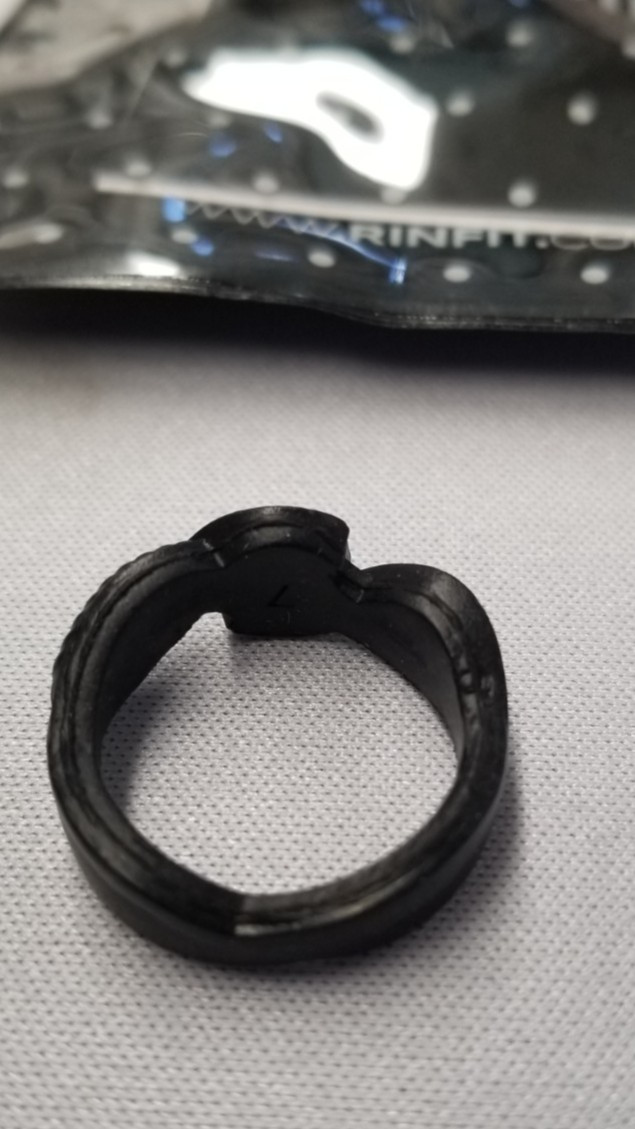 Rinfit Round Collection Silicone Ring sz 7