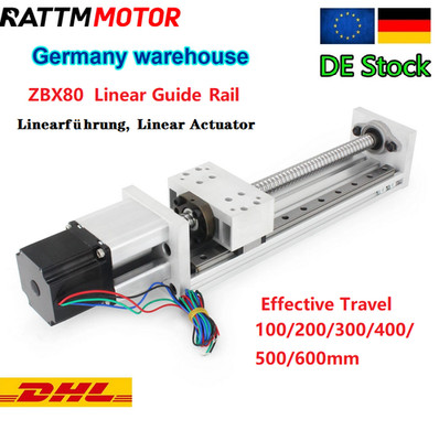 【DE】CNC Kugelumlaufspindel Linearführung Linearantrieb mit Nema 23 Schrittmotor
