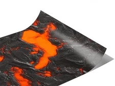 Rwraps Lava Violent Vesuvius Gloss Vinyl Film Wrap 59in x 6in Vinyl Vehicle Car