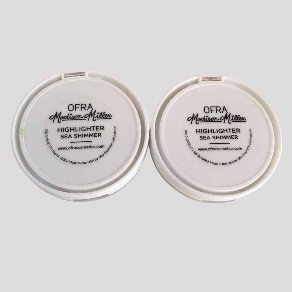 Pack of 2) OFRA x Madison Miller Highlighter SEA SHIMMER - 0.35oz/10g Full Size - Image 2 of 4