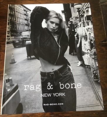 Rag & Bone - Model: Abbey Lee Kershaw - NYC Streets - Magazine Print Fashion Ad