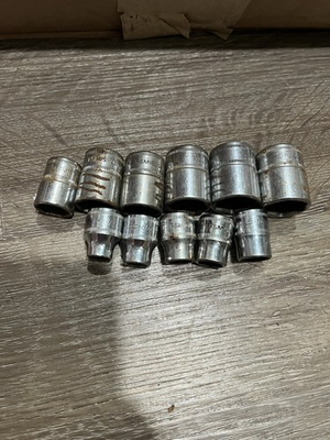 #ad #ad Lot of 11 Snap On sockets FSM81 to FSM191. Missing FSM141. $72.00