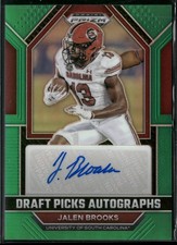 #DPA-JBR Jalen Brooks Draft Picks Autographs Green