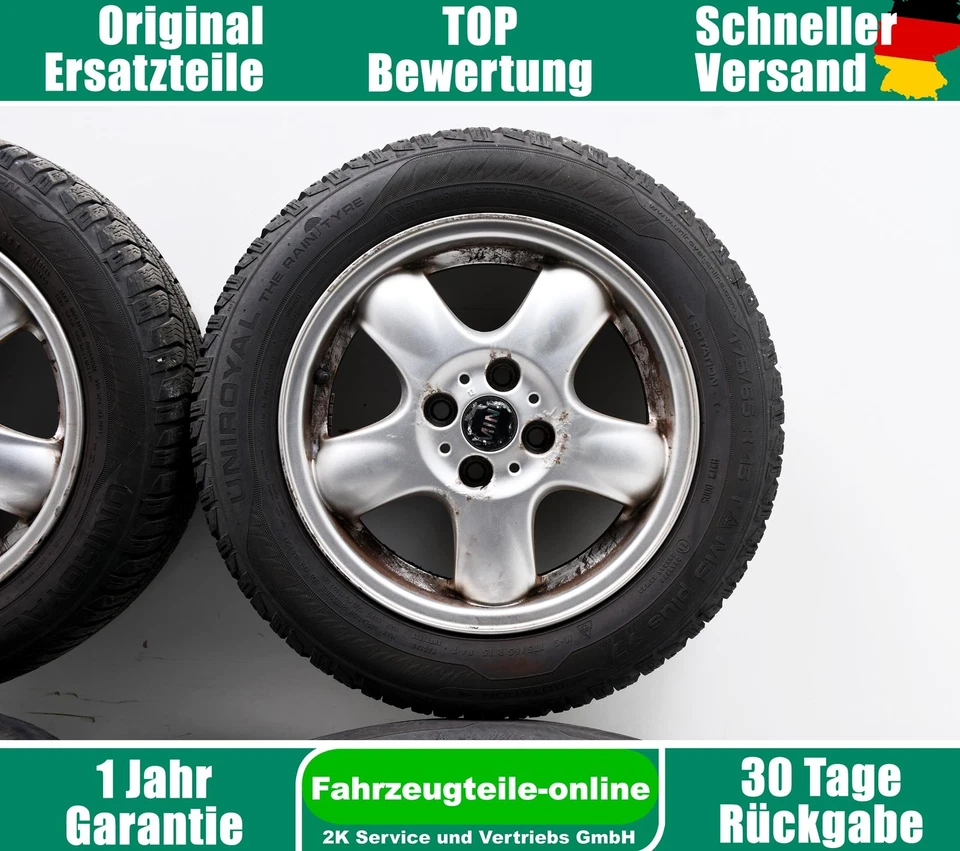 Winterkompletträder Satz Mini 676849813 15 Zoll 5,5J 45ET 4/100 175/65R15 84T - Bild 3 von 4