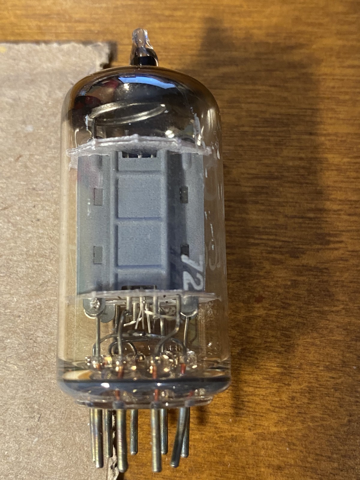 B97 Pilot by tungsram long grey plate 12AU7 Vacuum Tube