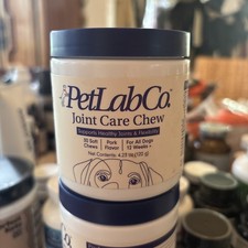 Petlab Joint Care Chew Pork Flavor 30 Soft Chews For All Dogs 12 Weeks