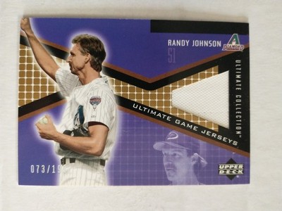 2002 Ultimate Collection Game Jersey Tier 3 RJ Randy Johnson /199