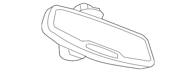 Espejo retrovisor interior original GM 23295991 Foto 2 de 3