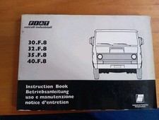Libretto Uso E Manutenzione Fiat Daily 30.F.8  32.F.8 35.F.8 40.F.8