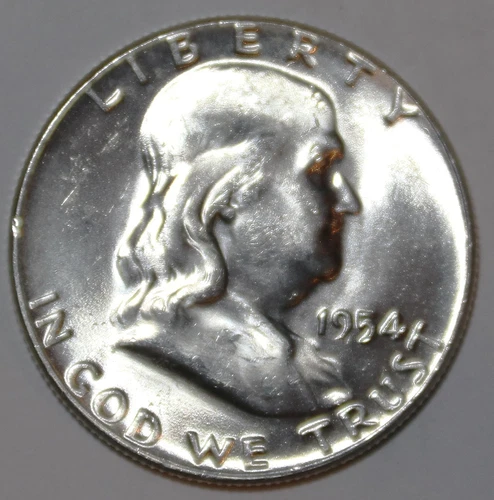 1954-P Franklin Half Dollar - BU - #8934D