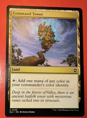MTG, MAGIC, COMMAND TOWER, 0130, BLC, REGULAR, COMMON, NM