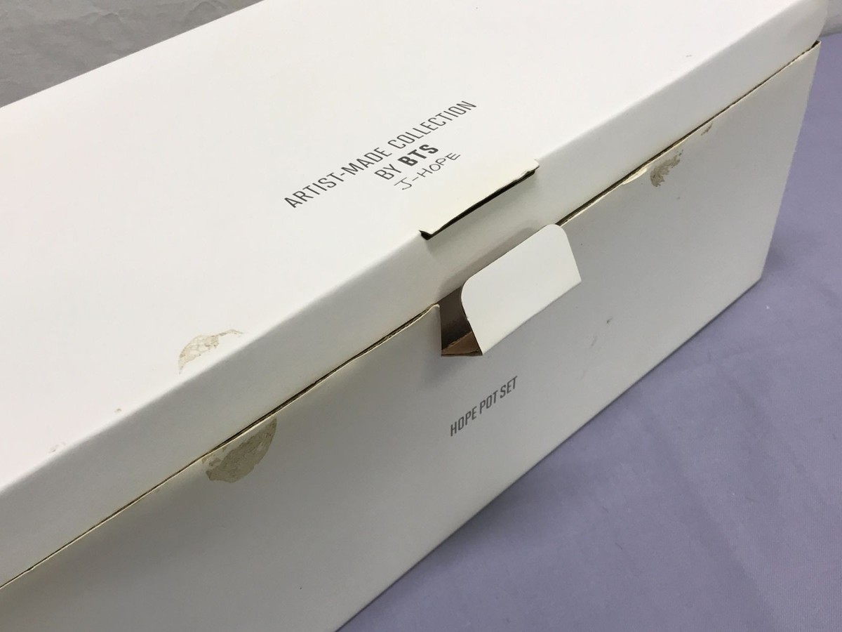 BTS ARTIST MADE COLLECTION J-Hope Hope Pot Set with Box Army