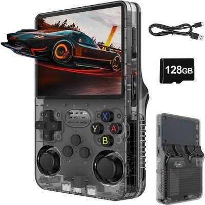 R36S: Handheld Konsole mit über 40.000 Spielen, 3,5 Zoll, Tragbar für jeden