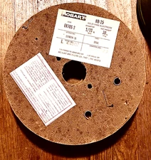 "HOBART SOLID WELDING WIRE ELECTRODE SPOOL HB-25 1/16 DIAMETER" ER70S-3