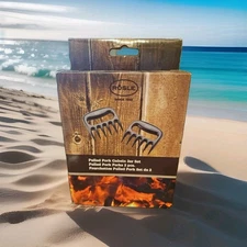 ROSLE-PULLED PORK FORKS-2 PCS.-BLACK-NEW/BOXED!