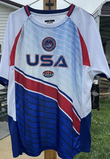 2026 Futbol USA Soccer Jersey Short Sleeve XL Regular Polyester Multicolor