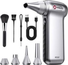 Compressed Air Duster-125,000 RPM Cordless Electric Air Duster, Rechargeable