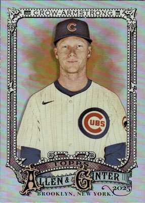 2025 Topps Allen & Ginter #5 Pete Crow-Armstrong Silver Portrait