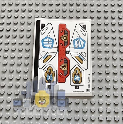 Lego Ninjago NUR AUFKLEBERBOGEN für Set 71857 Ninja Fahrzeug Baumhaus Schlacht