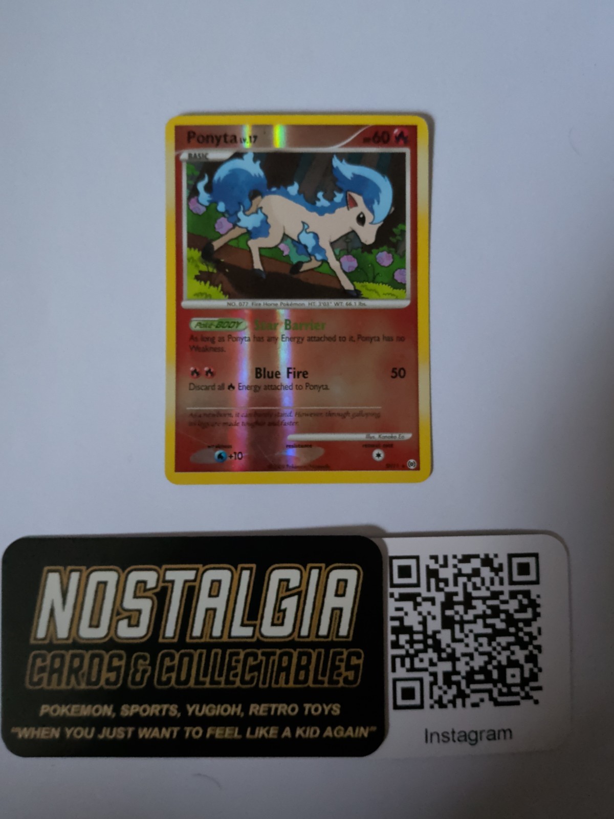 Ponyta #SH11 - Pokemon Platinum Arceus - HP Binder Card