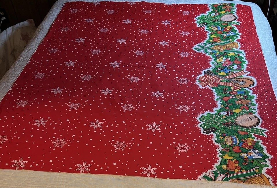 54" 1983 American Greetings Permanent Press Fabric Springs Industries #704, 45" - Image 4 of 4