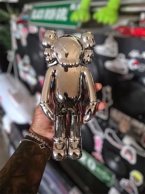 KAWS Bluetooth Speaker Metallic Silver