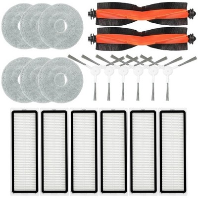 Kit for Xiaomi S20 Plus / S20+ Robot Vacuum Cleaner, 2 Main Brush, 6 , 6 Side...