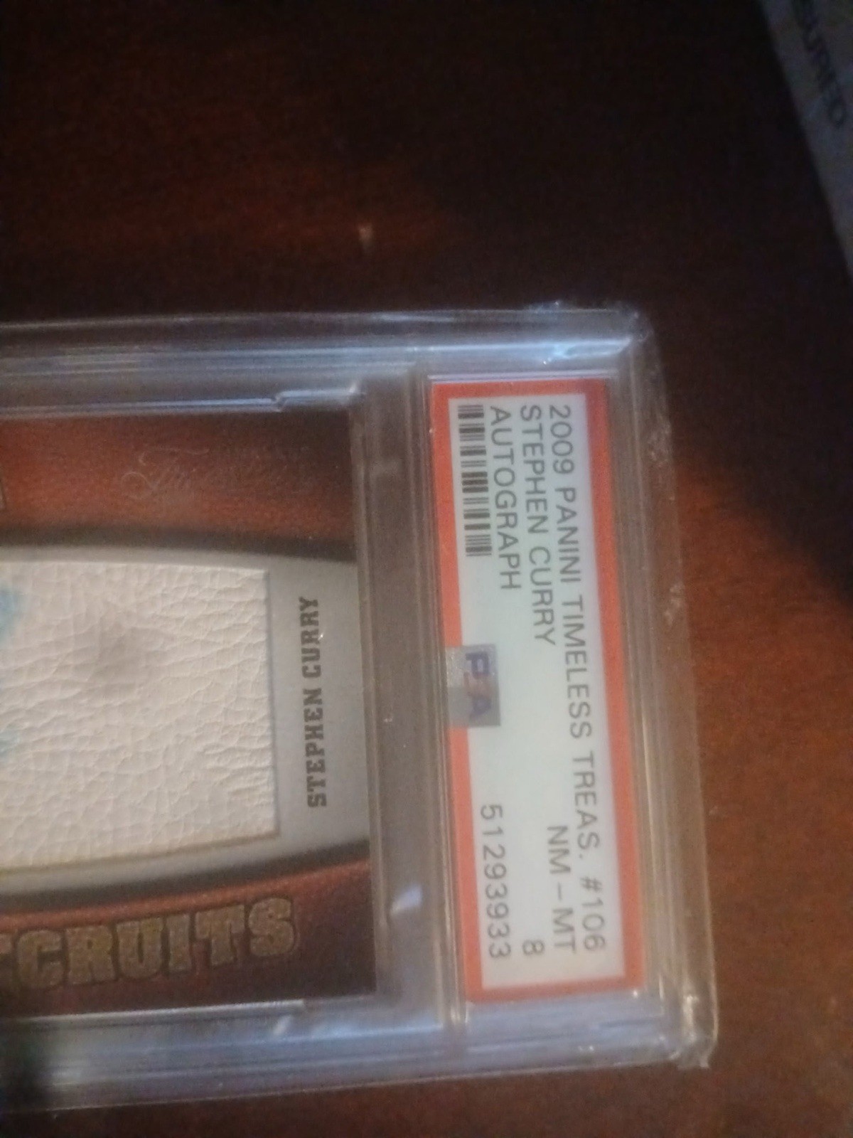 2009-10 TIMELESS TREASURES - R.C Recruits STEPHEN CURRY  124 OF 299 🏀🏆🥇🌉🔥🔥 view 6