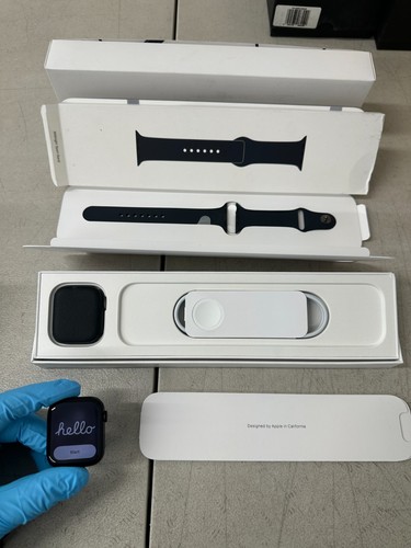 Apple Watch Series 8 (GPS+Cellular) 45mm Smart Watch Aluminum Case - Midnight