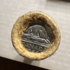 1966 Canada 5 Cents Nickel Bank Roll - Brilliant Uncirculated P/L (40 Coins)