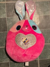 Rainbocorns Eggzania 15" Bunny Plush Zuru Pre-Owned q2
