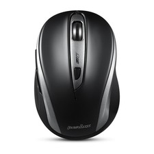 PERIMICE-721IB Wireless Ergonomic Mouse - 5 Button Optical Design - Silent Cl...
