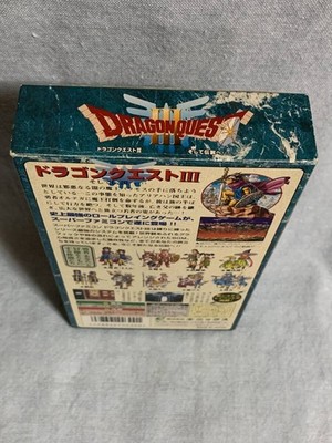 Nintendo SNES Super Famicom SFC Game DQ Dragon Quest III 3 NTSC-J