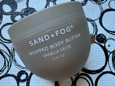 Sand + Fog WHIPPED BODY BUTTER in VANILLA MUSK * 8 oz Jar