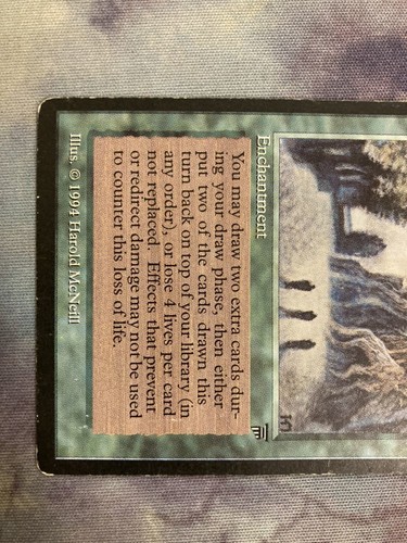 Sylvan Library MTG First Edition Legend English 1 Piece Play Condition - Picture 3 of 9