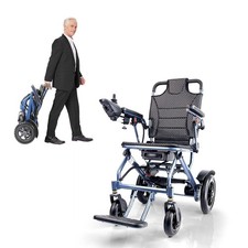 Foldable Power Wheelchair 500W Dual Mode Portable Mobility Scooter Lightweight