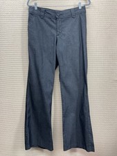 Lee Womens Modern Fit Size 10 Medium Ash Black Trouser pants Mid Rise Stretch