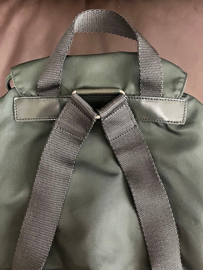 PRADA triangle logo nylon backpack drawstring typ… - image 3