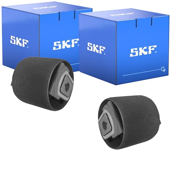 2X SKF Querlenkerlager Buchse Hinten Innen Unten Vorderachse Passend FüR Audi A8-image