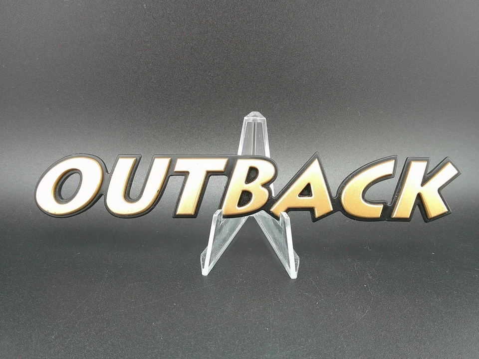 Subaru Outback Rear Emblem Badge OEM AE420 Genuine Trim Accessory - Image 3 of 4