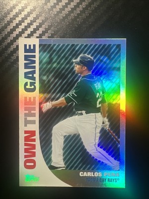 2008 Topps Own the Game #OTG16 Carlos Pena Tampa Bay Rays Baseball Card (E2)