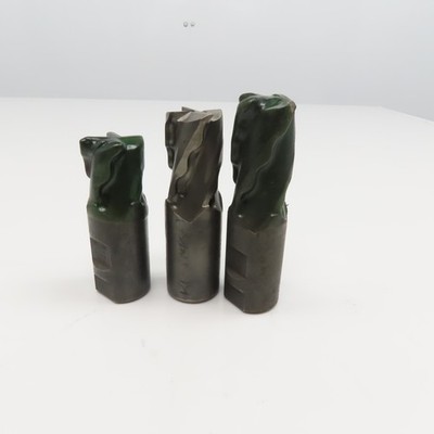 1-1/4'' x 1-3/4'' LOC 4 Flute Spiral Crest Cut End Mill 1-1/4'' Weldon Lot Of 3