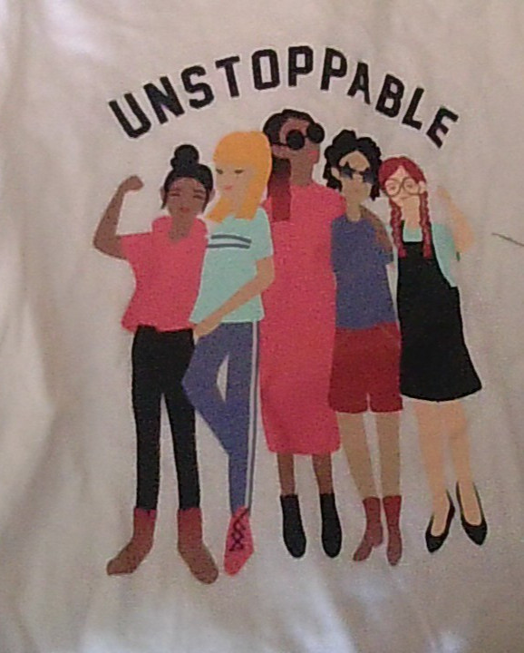 UNSTOPPABLE GIRLS NWT GAP XS (4-5) Short Slv T-Shirt Positive Uplifting Inspire