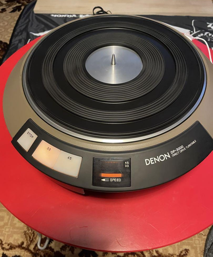 Denon DP-3000 Direct Drive Servo Turntable Analog Record Player USED AS-IS Japan - 第 1/4 張圖片